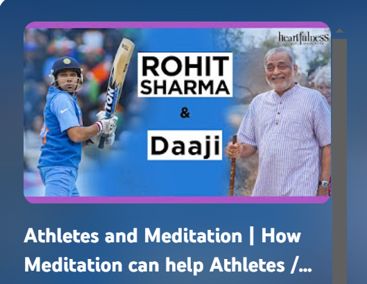 Athletes and Meditation